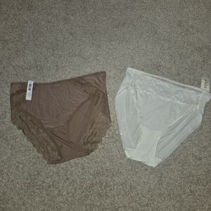 Soma Brown and Cream Panties Intimates & Sleepwear